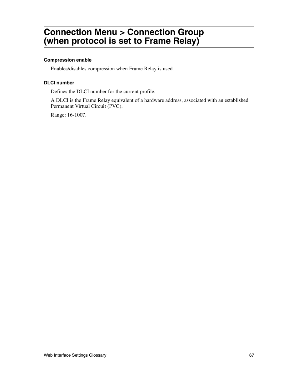 Eicon Networks 1530 User Manual | Page 67 / 162