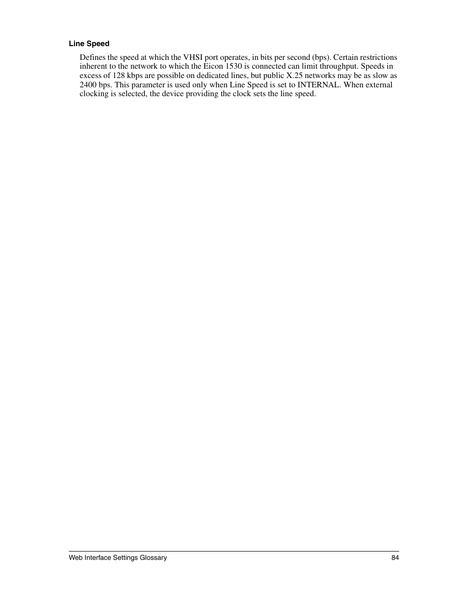 Eicon Networks 1530 User Manual | Page 84 / 162