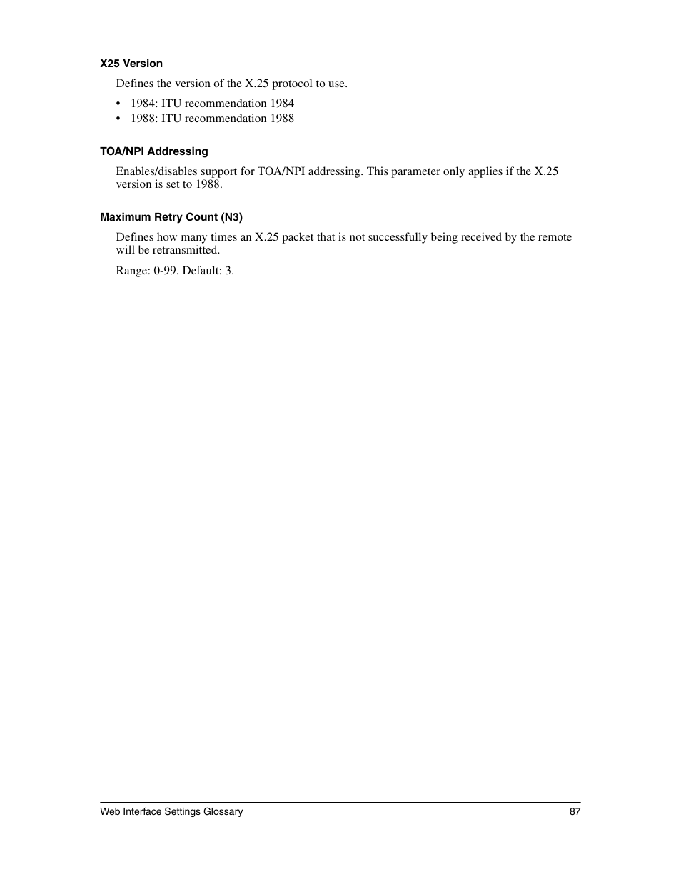 Eicon Networks 1530 User Manual | Page 87 / 162