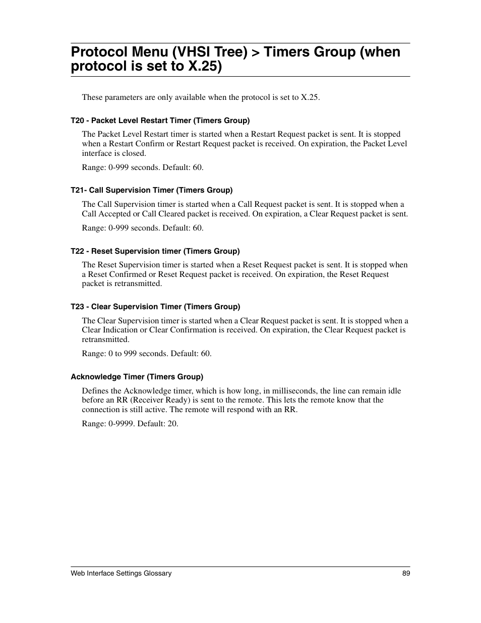 Eicon Networks 1530 User Manual | Page 89 / 162