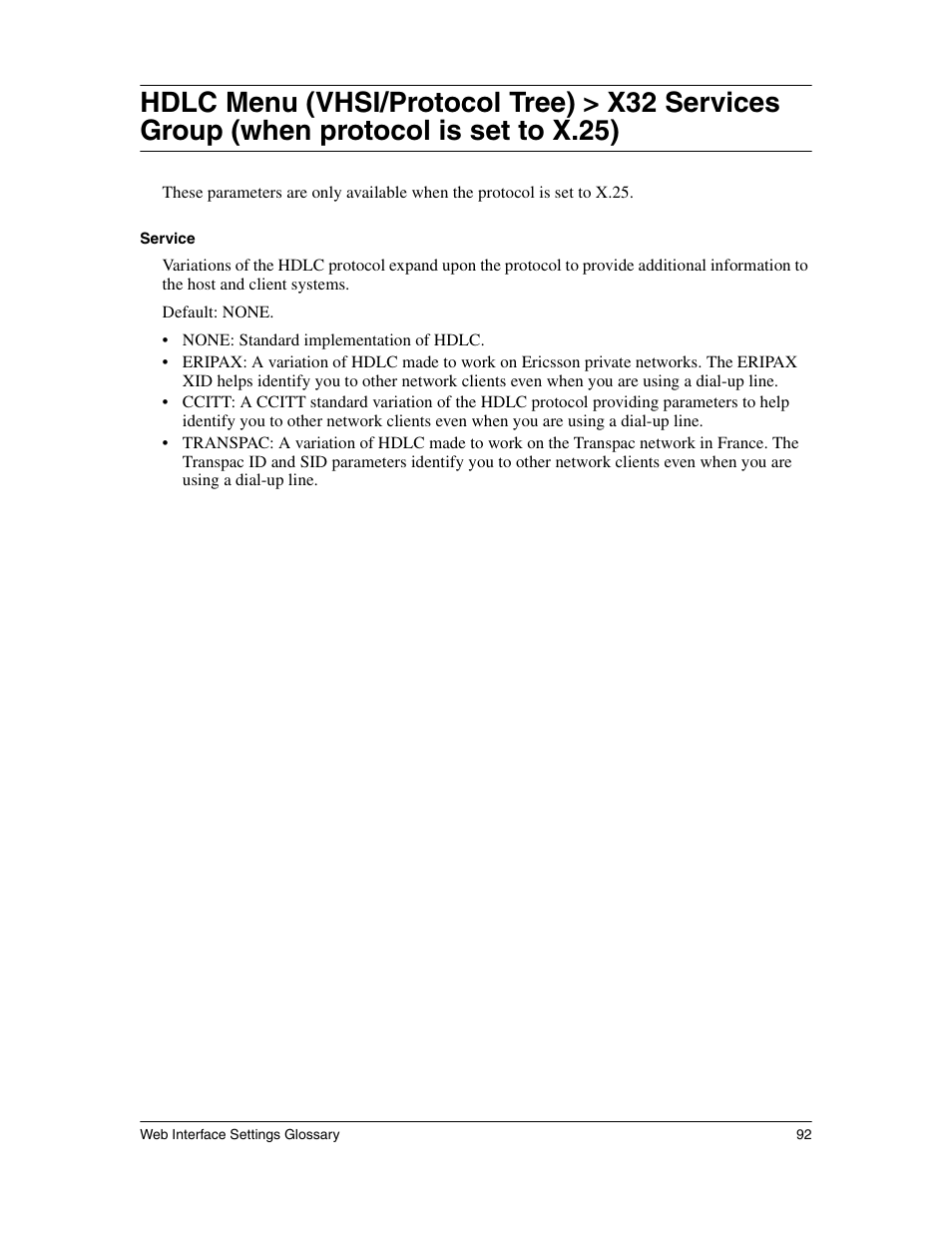 Eicon Networks 1530 User Manual | Page 92 / 162