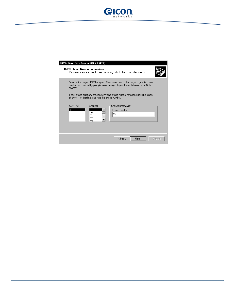 Eicon Networks V8.3 User Manual | Page 21 / 76