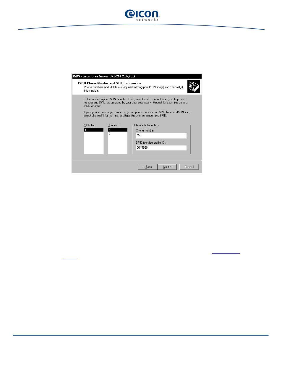 Eicon Networks V8.3 User Manual | Page 22 / 76