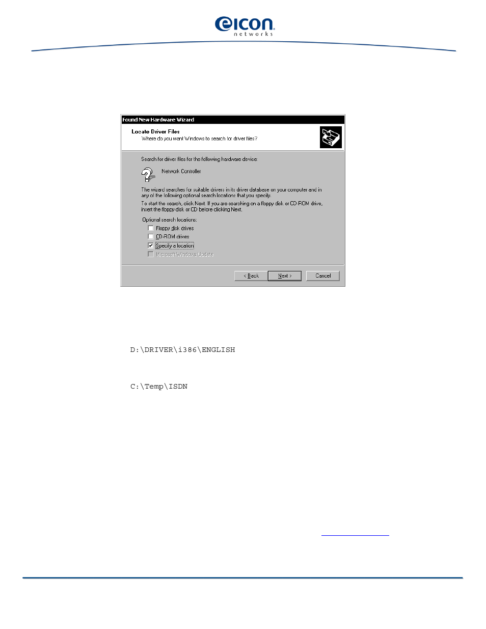 Eicon Networks V8.3 User Manual | Page 32 / 76