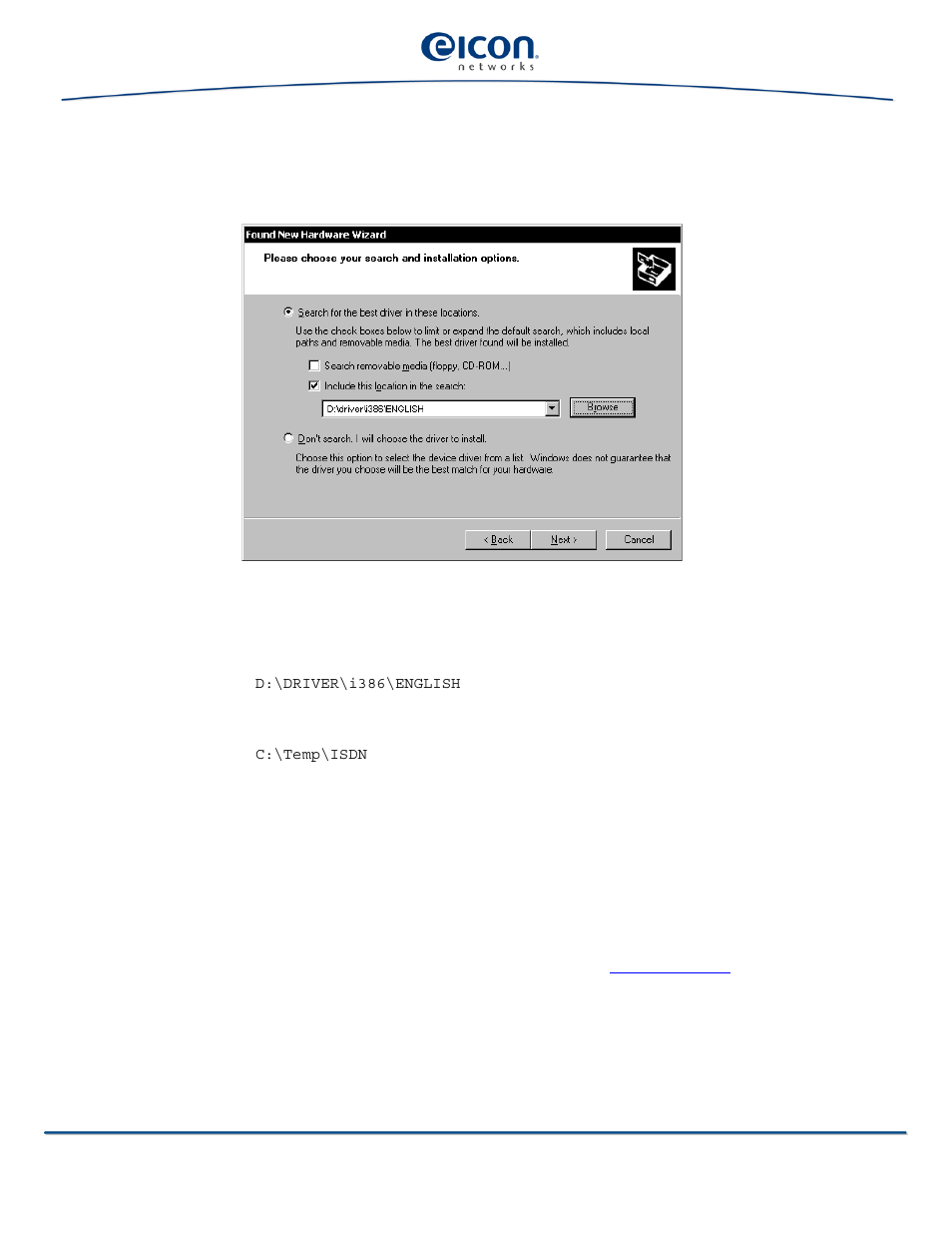 Eicon Networks V8.3 User Manual | Page 37 / 76