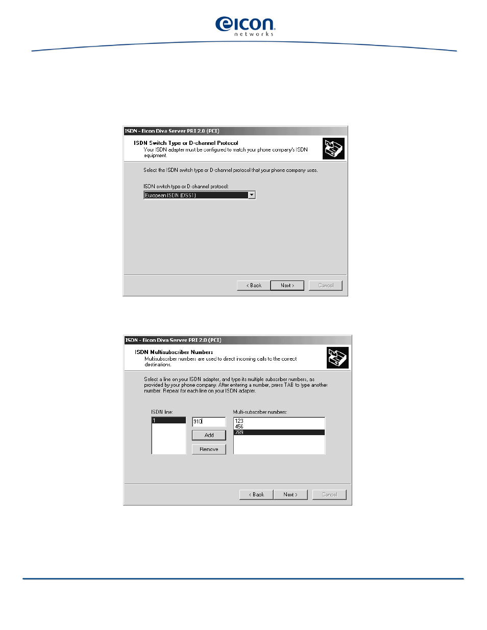 Eicon Networks V8.3 User Manual | Page 38 / 76