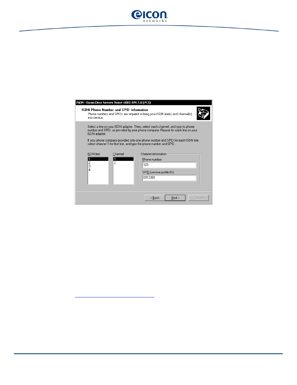 Eicon Networks V8.3 User Manual | Page 39 / 76