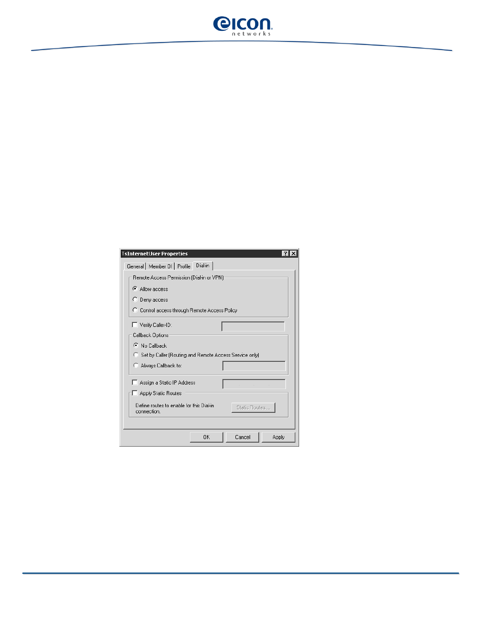 Eicon Networks V8.3 User Manual | Page 54 / 76