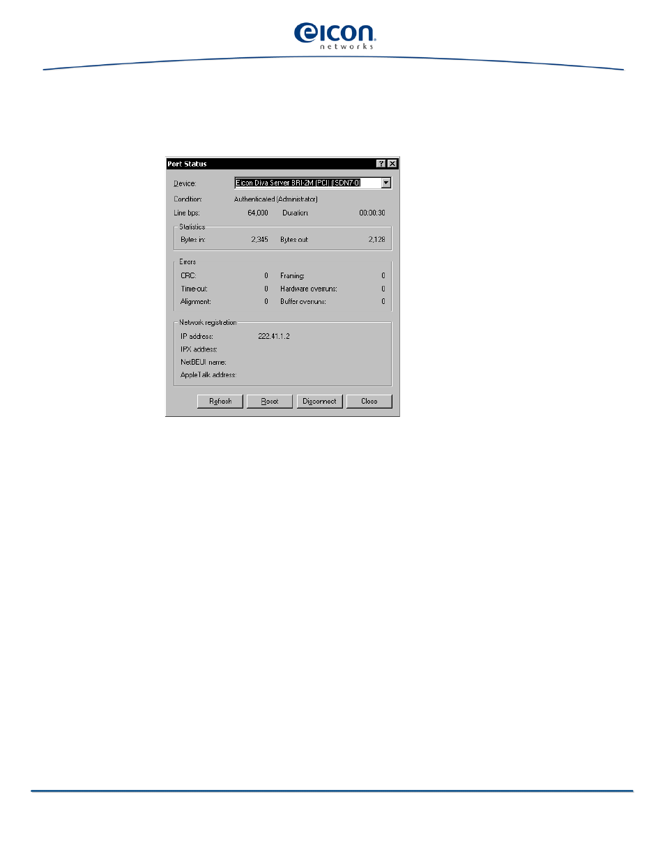 Eicon Networks V8.3 User Manual | Page 58 / 76