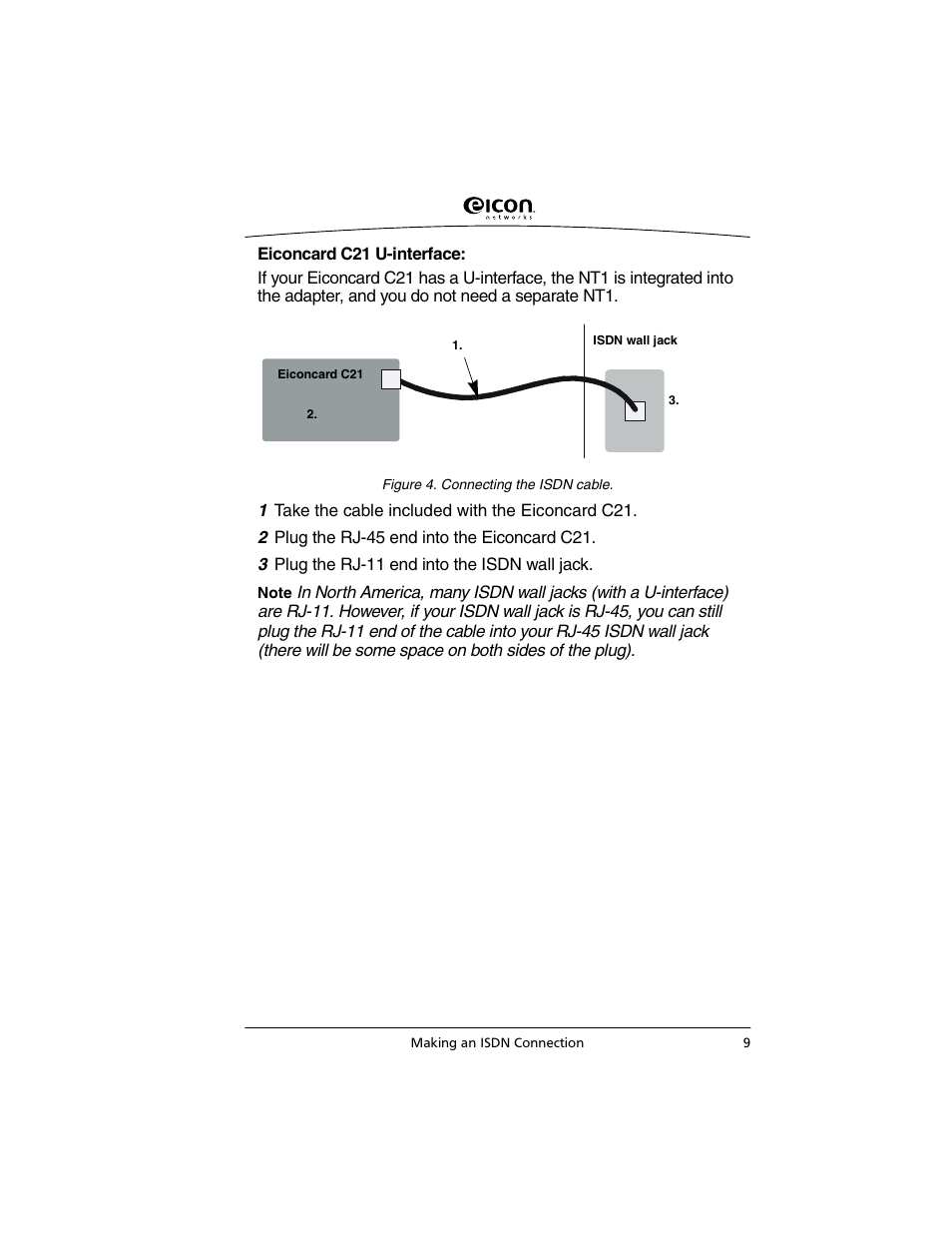 Eicon Networks C2x Family User Manual | Page 9 / 24