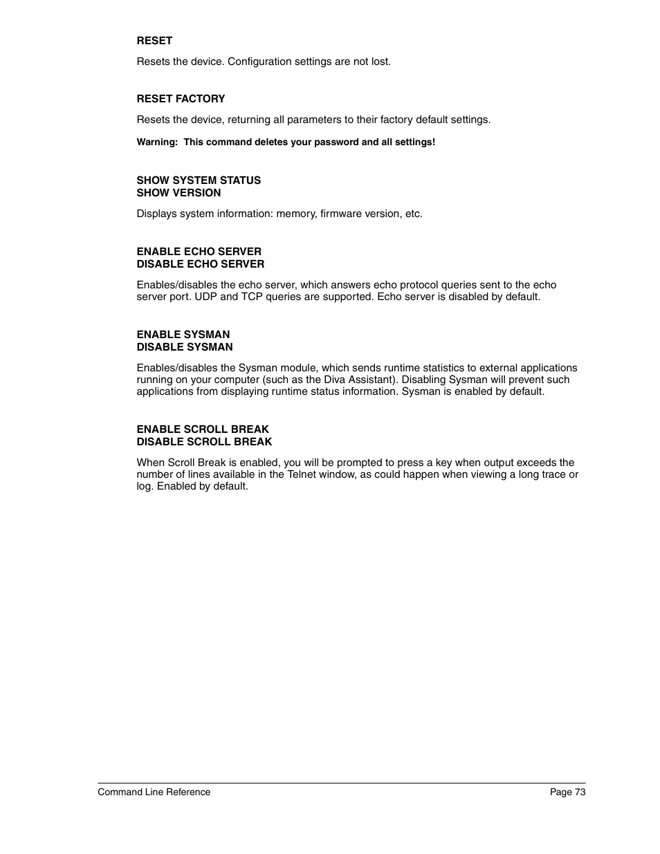 Eicon Networks Diva 2440 User Manual | Page 73 / 94