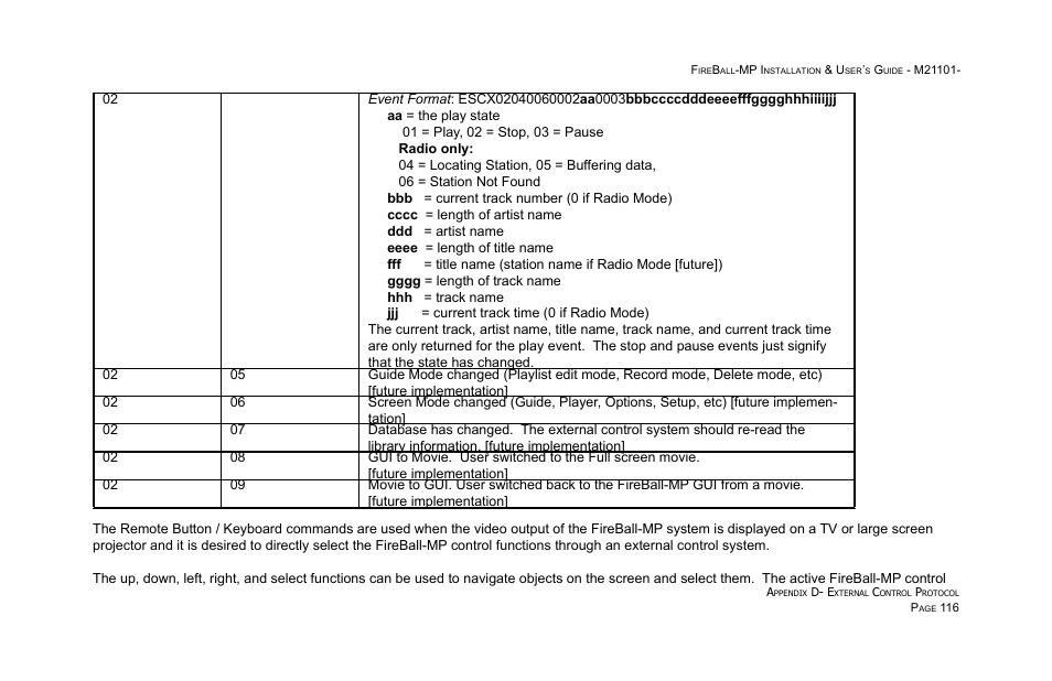 Escient MP-100 User Manual | Page 116 / 161