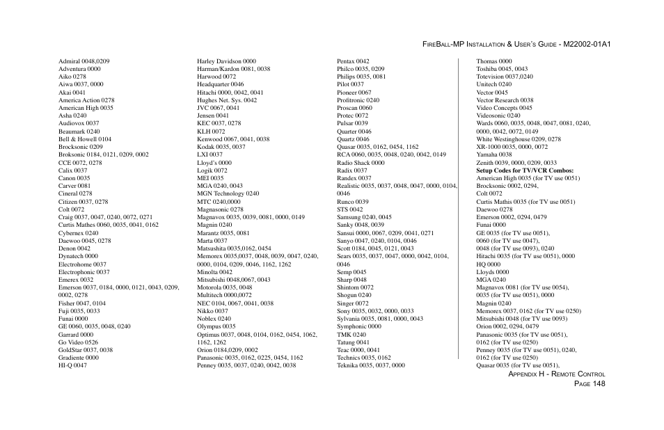 Escient MP-100 User Manual | Page 148 / 161