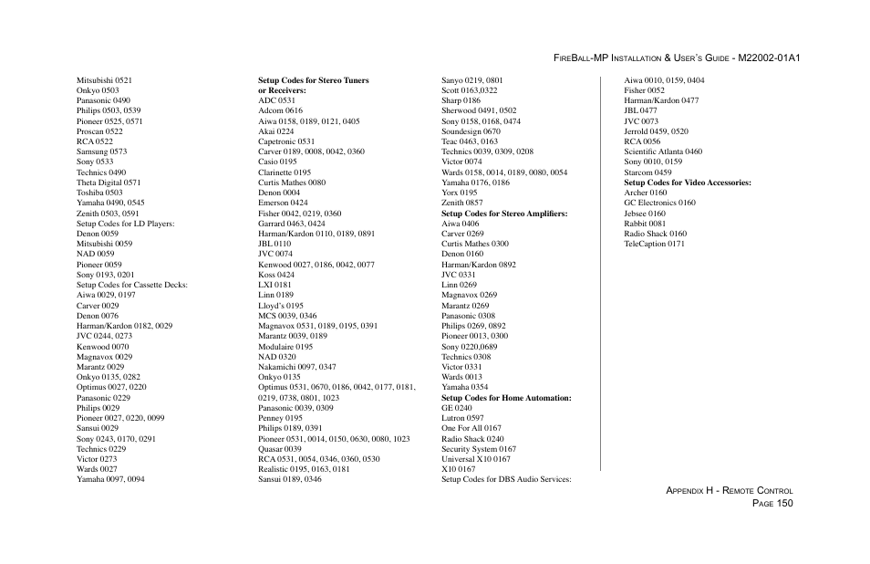 Escient MP-100 User Manual | Page 150 / 161
