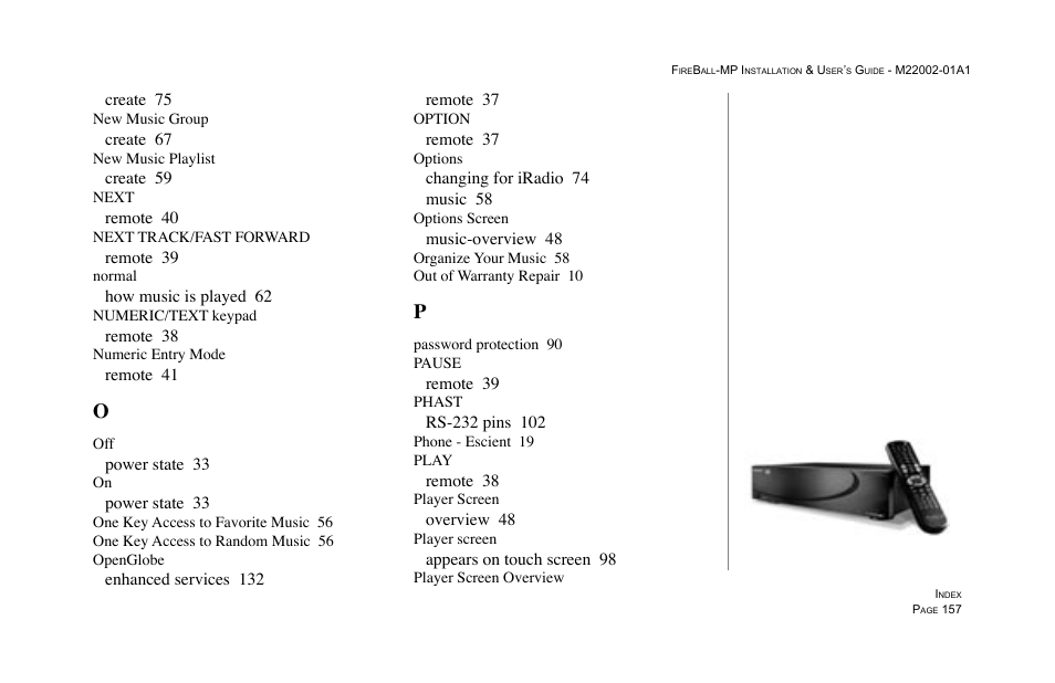 Escient MP-100 User Manual | Page 157 / 161