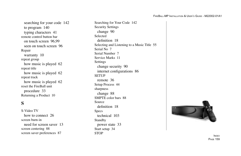 Escient MP-100 User Manual | Page 159 / 161