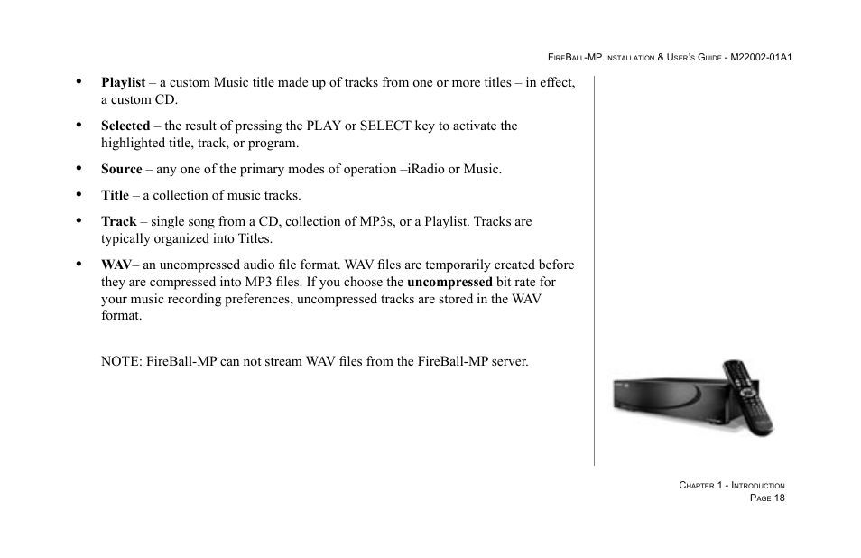 Title – a collection of music tracks | Escient MP-100 User Manual | Page 18 / 161