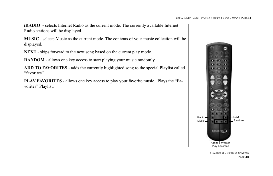 Escient MP-100 User Manual | Page 40 / 161