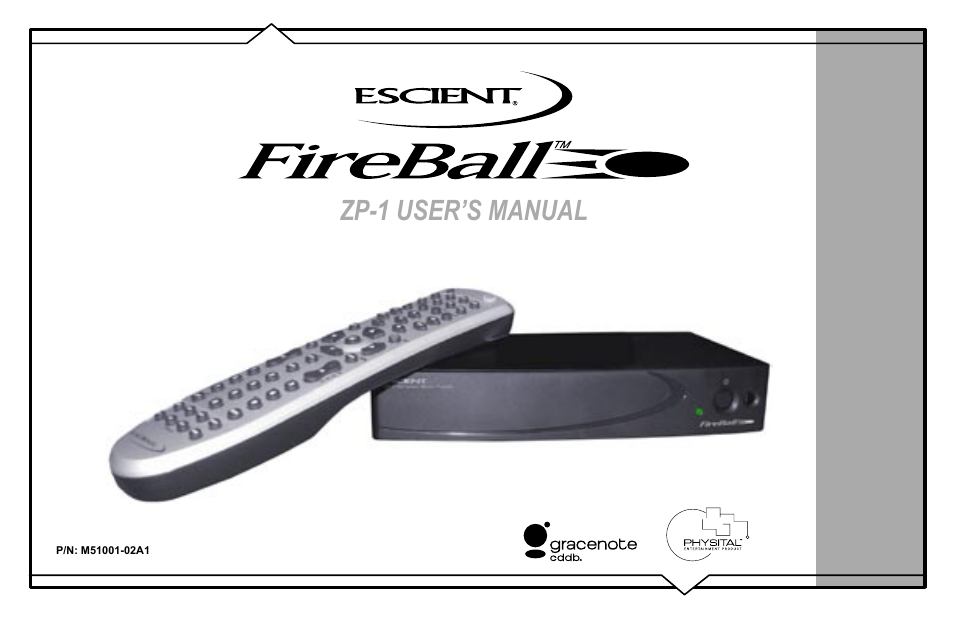 Escient ZP-'1 User Manual | 77 pages