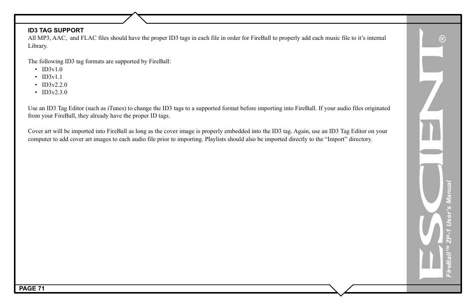 Escient ZP-'1 User Manual | Page 71 / 77