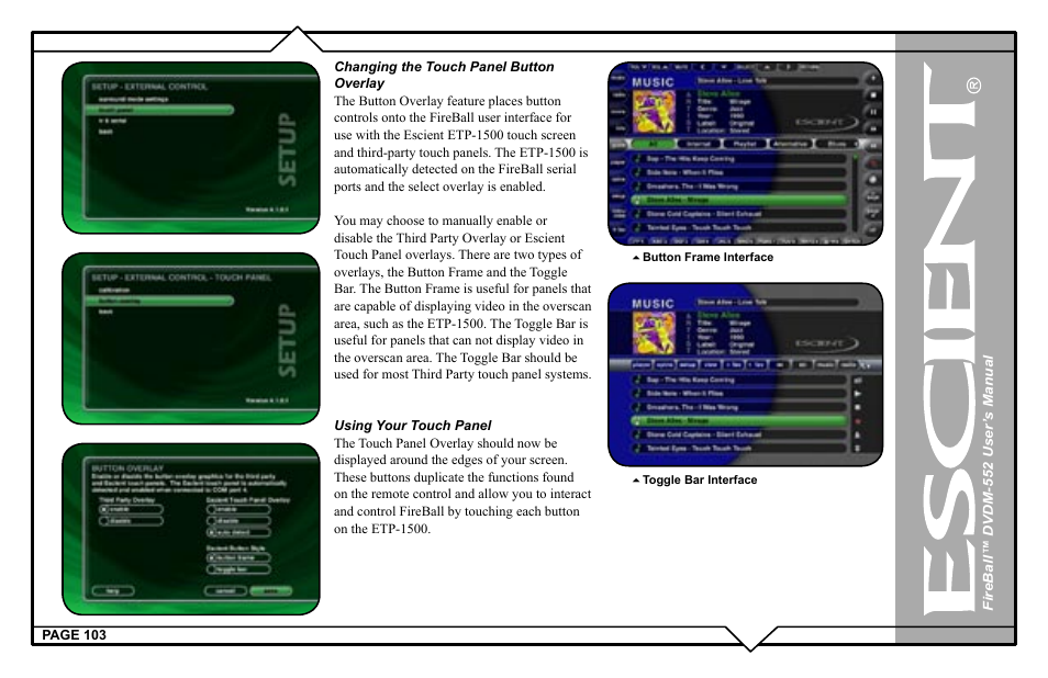 Escient DVDN-552 User Manual | Page 103 / 125