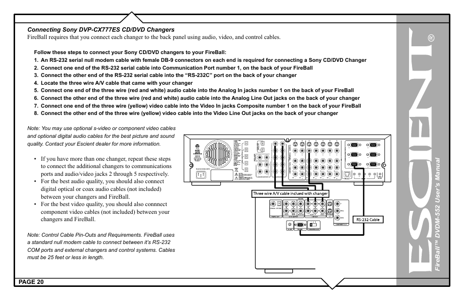 Escient DVDN-552 User Manual | Page 20 / 125