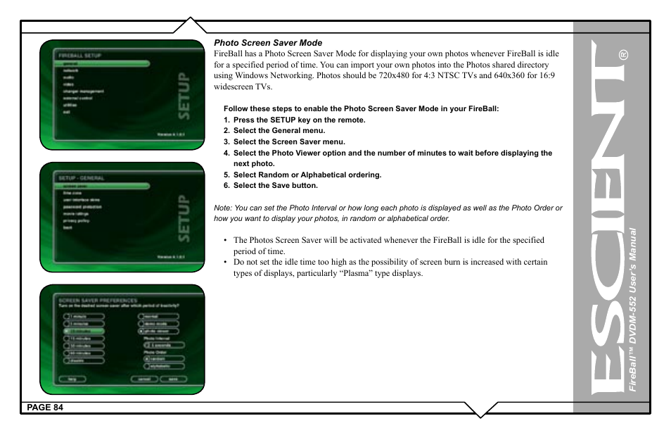 Escient DVDN-552 User Manual | Page 84 / 125