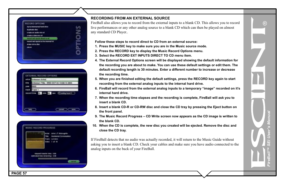 Escient FireBall Media Management system User Manual | Page 57 / 98