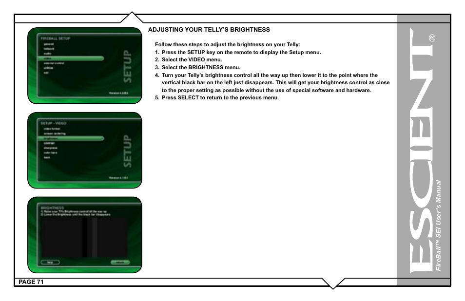 Escient FireBall Media Management system User Manual | Page 71 / 98