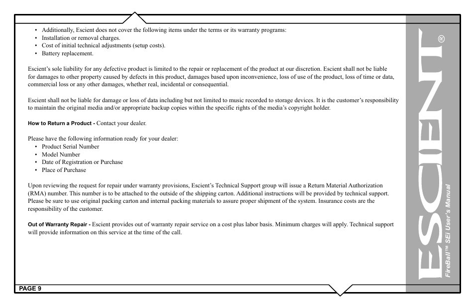 Escient FireBall Media Management system User Manual | Page 9 / 98