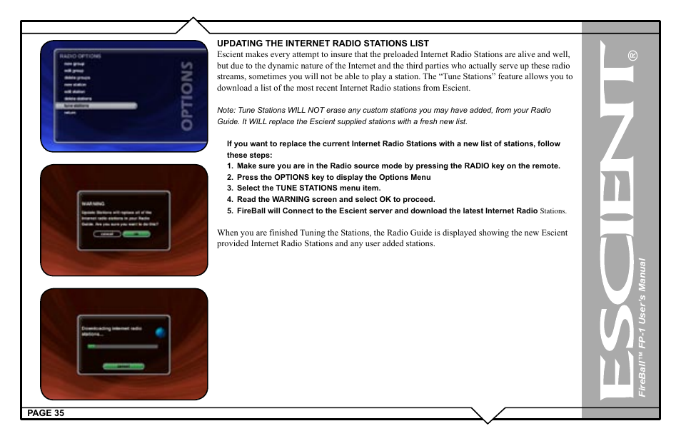 Escient M51001-01A1 User Manual | Page 35 / 77