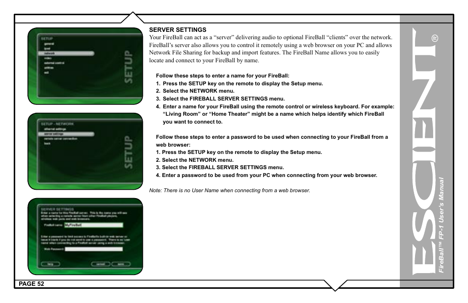 Escient M51001-01A1 User Manual | Page 52 / 77