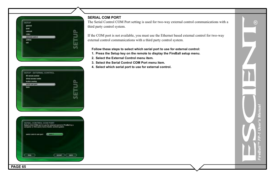 Escient M51001-01A1 User Manual | Page 65 / 77
