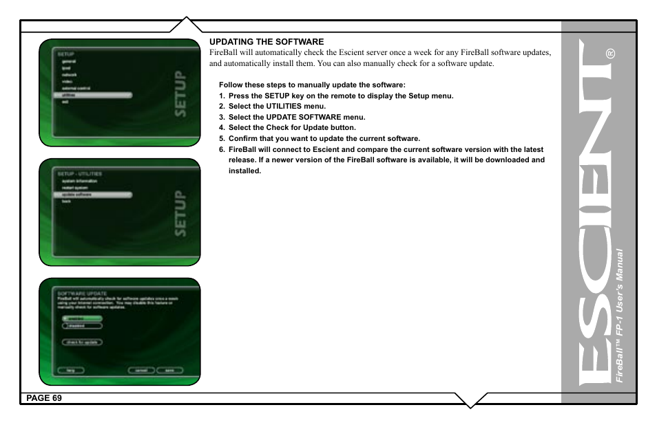 Escient M51001-01A1 User Manual | Page 69 / 77