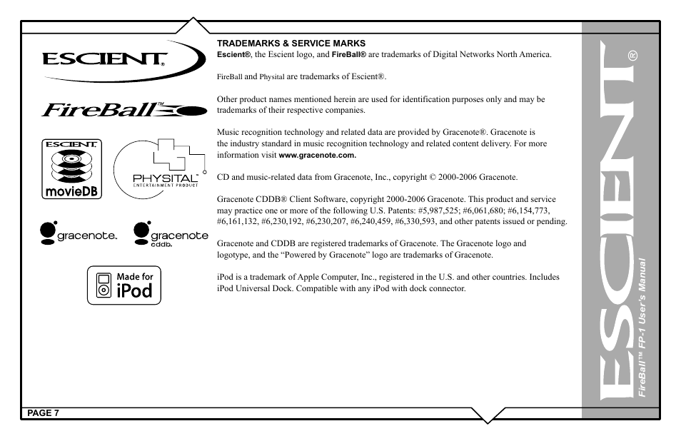 Escient M51001-01A1 User Manual | Page 7 / 77