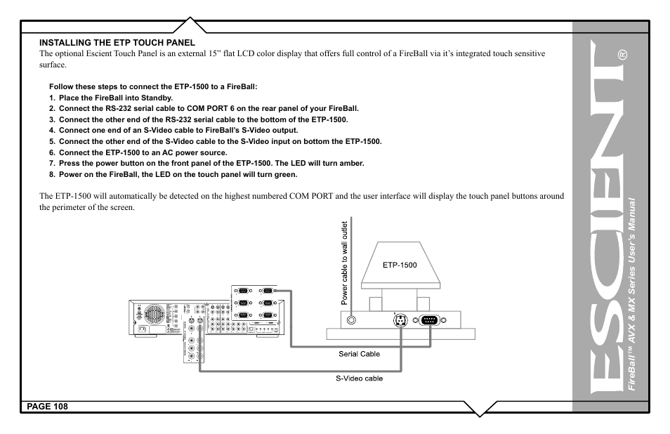 Escient FireBall AVX User Manual | Page 108 / 132