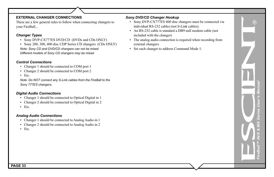 Escient FireBall AVX User Manual | Page 33 / 132