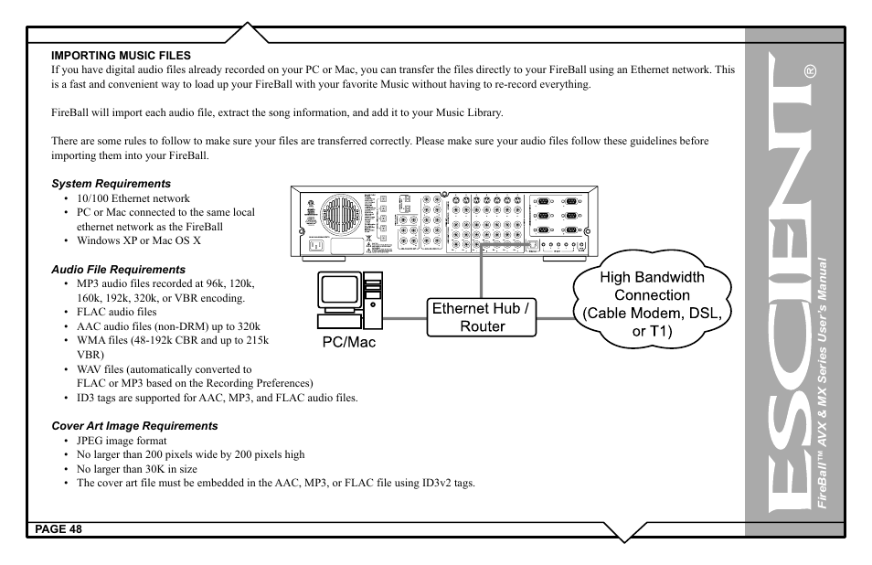 Escient FireBall AVX User Manual | Page 48 / 132