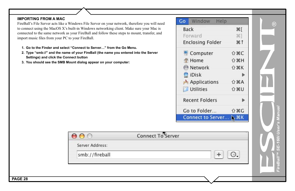 Escient SE-160i User Manual | Page 28 / 98
