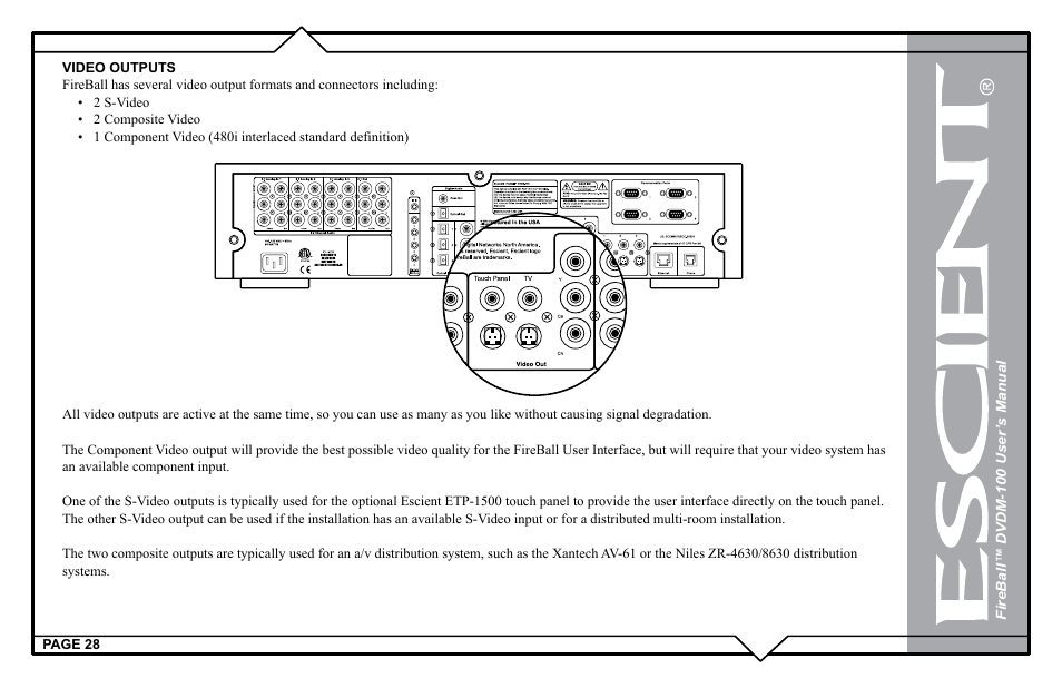 Escient DVDM-100 User Manual | Page 28 / 107