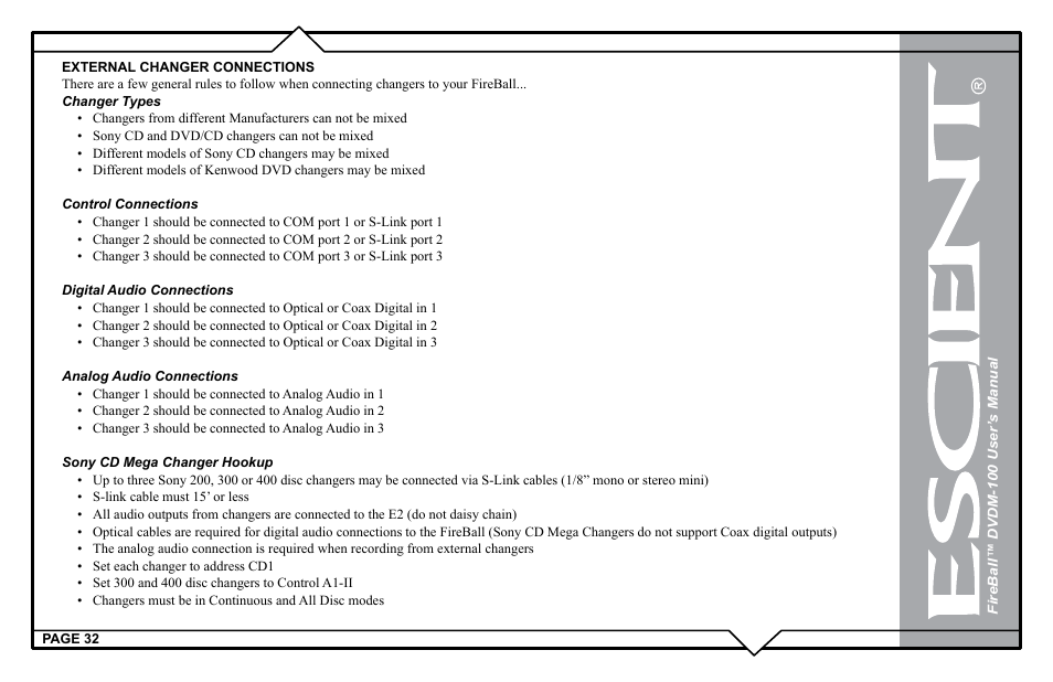 Escient DVDM-100 User Manual | Page 32 / 107