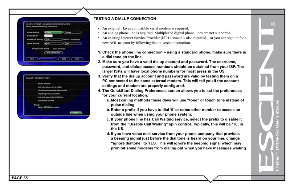 Escient DVDM-100 User Manual | Page 35 / 107