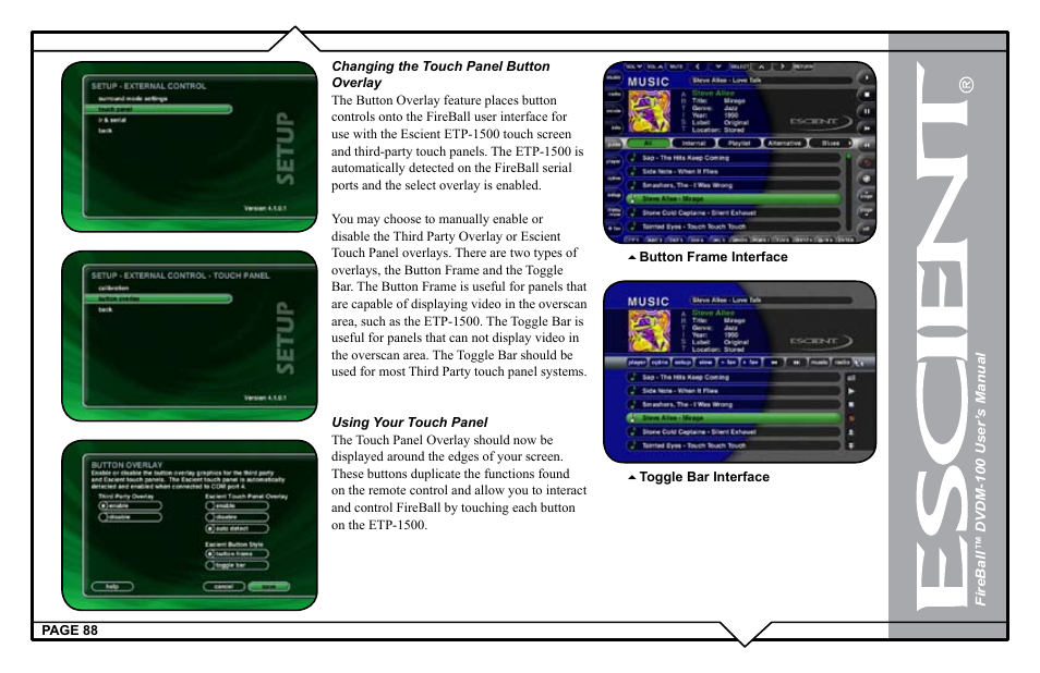 Escient DVDM-100 User Manual | Page 88 / 107