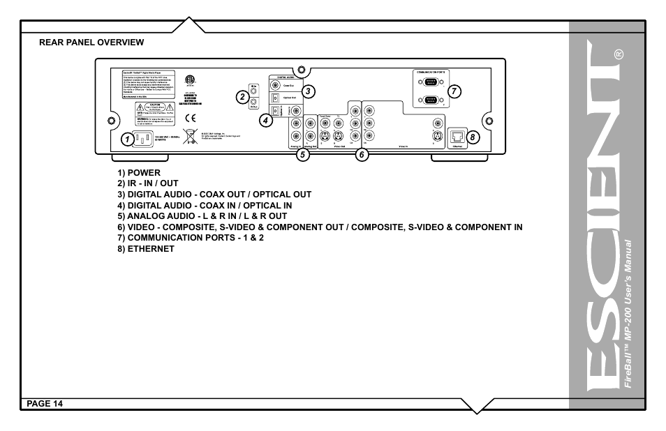 Escient MP-200 User Manual | Page 14 / 93