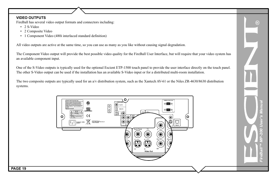 Escient MP-200 User Manual | Page 19 / 93