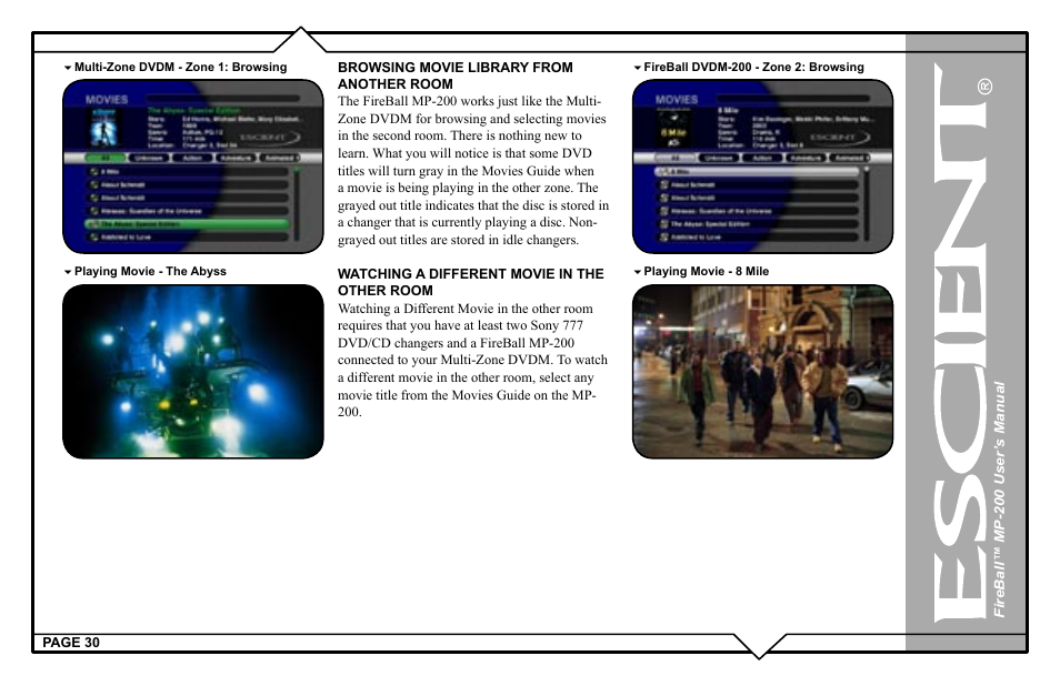 Escient MP-200 User Manual | Page 30 / 93