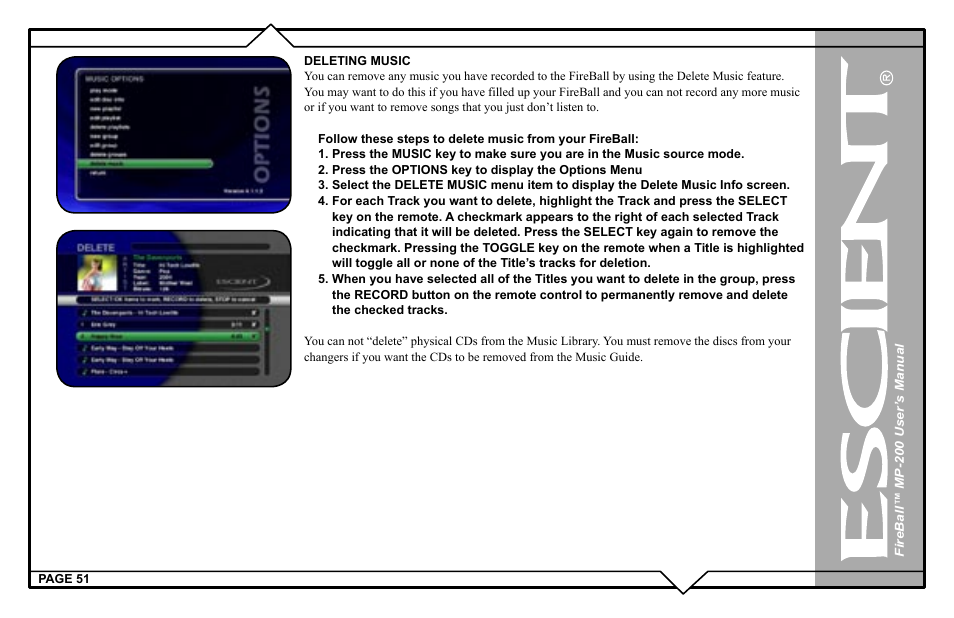 Escient MP-200 User Manual | Page 51 / 93