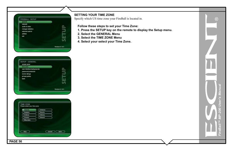 Escient MP-200 User Manual | Page 56 / 93