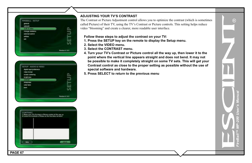 Escient MP-200 User Manual | Page 67 / 93