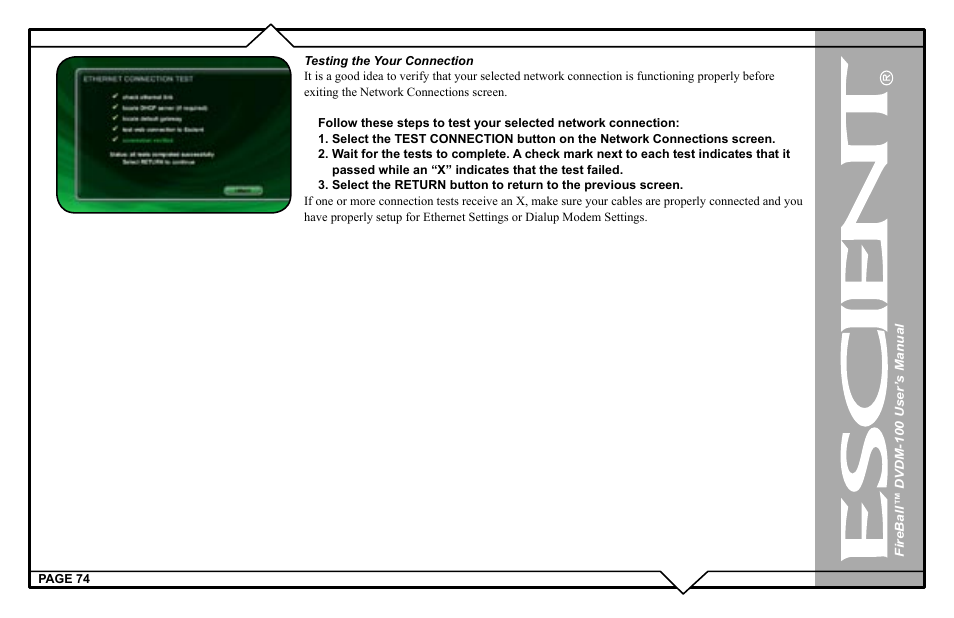 Escient FIREBALL DVDM-100 User Manual | Page 74 / 107